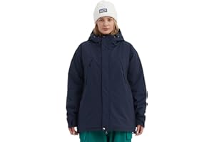 NOMADIKA Women Ski Jacket Waterproof Insulated Winter Snow Coat for Skiing Snowboarding Rain Coats Oversize Unisex