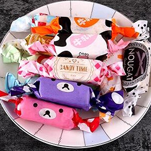 Beautiful Candy Nougat Wrappers Candy Greaseproof Paper Baking Twisting Wax Papers, #C3