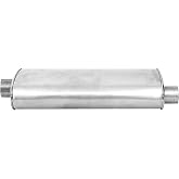 Walker Quiet-Flow SS 21633 Direct Fit Exhaust Muffler 2.25" Inlet (ID) 2.25" Outlet (ID) for Jeep Grand Cherokee