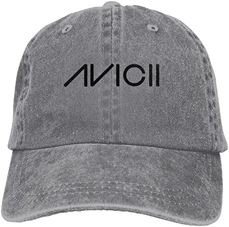 Dsgreh Avicii Logo Adjustable Snapback Hip-hop Baseball Cap Ash