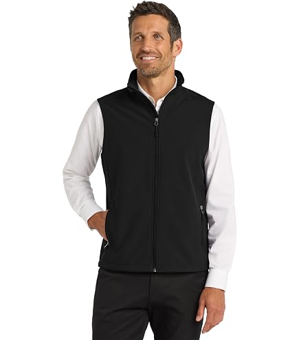 Port Authority Value Fleece Vest F219, Black, Large at Amazon