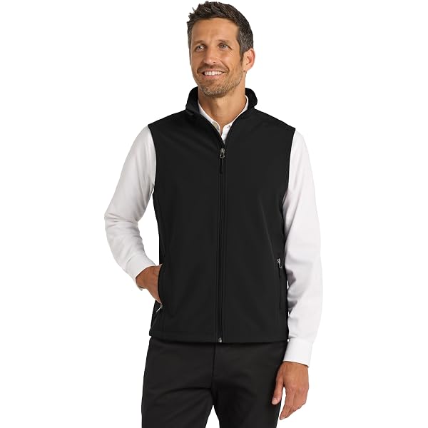 Port Authority Value Fleece Vest F219, Black, Medium at Amazon