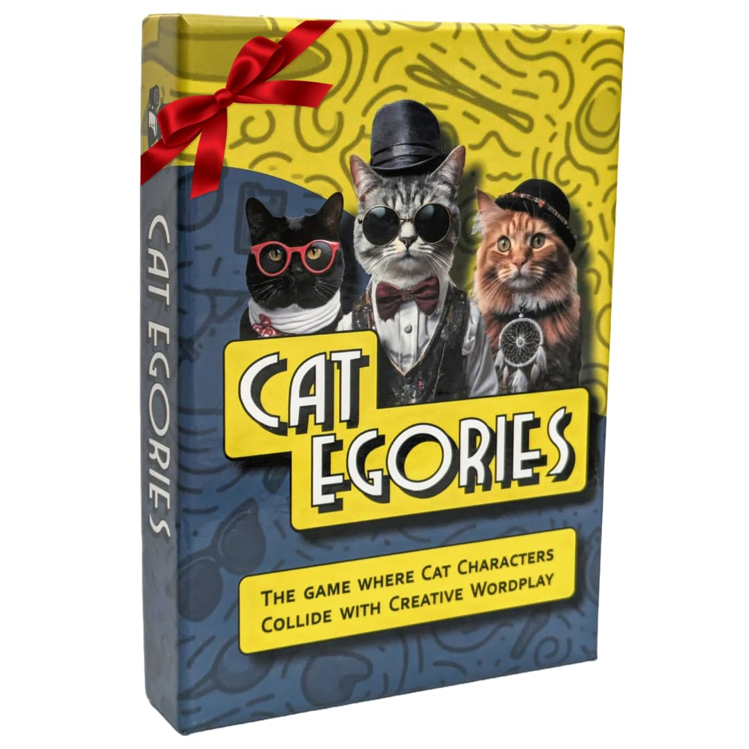 Pandafish Games CATegories: The Hilarious Card Game of Cat Characters and Creative Wordplay. Fun Party Game for Family and Friends. Suitable for kids 10+ and adults. 3-6 players.