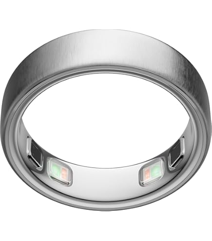 Amazon.com: Oura Ring 4 - Brushed Silver - Size 12 - Sleep