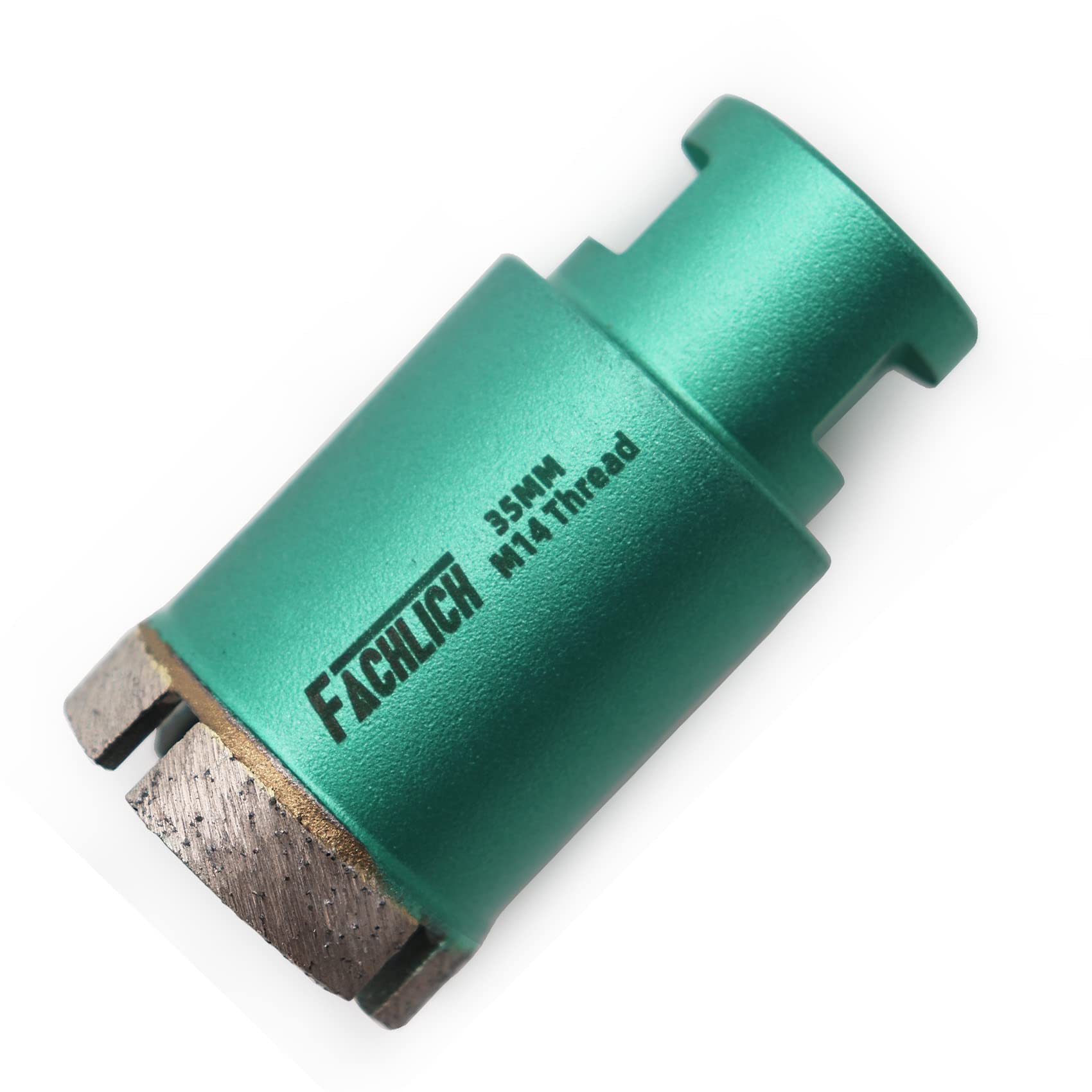 FACHLICH Diamond Core Drill Bit 35mm Granite Hole Saw Wet Drilling for Concrete Countertops Marble Granite Artificial Stone Limestone