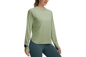 SEAMAID Women's UPF 50+ Sun Shirt SPF Long Sleeve Lightweight Hoodie UV Protection Clothing Hiking Fishing Outdoor