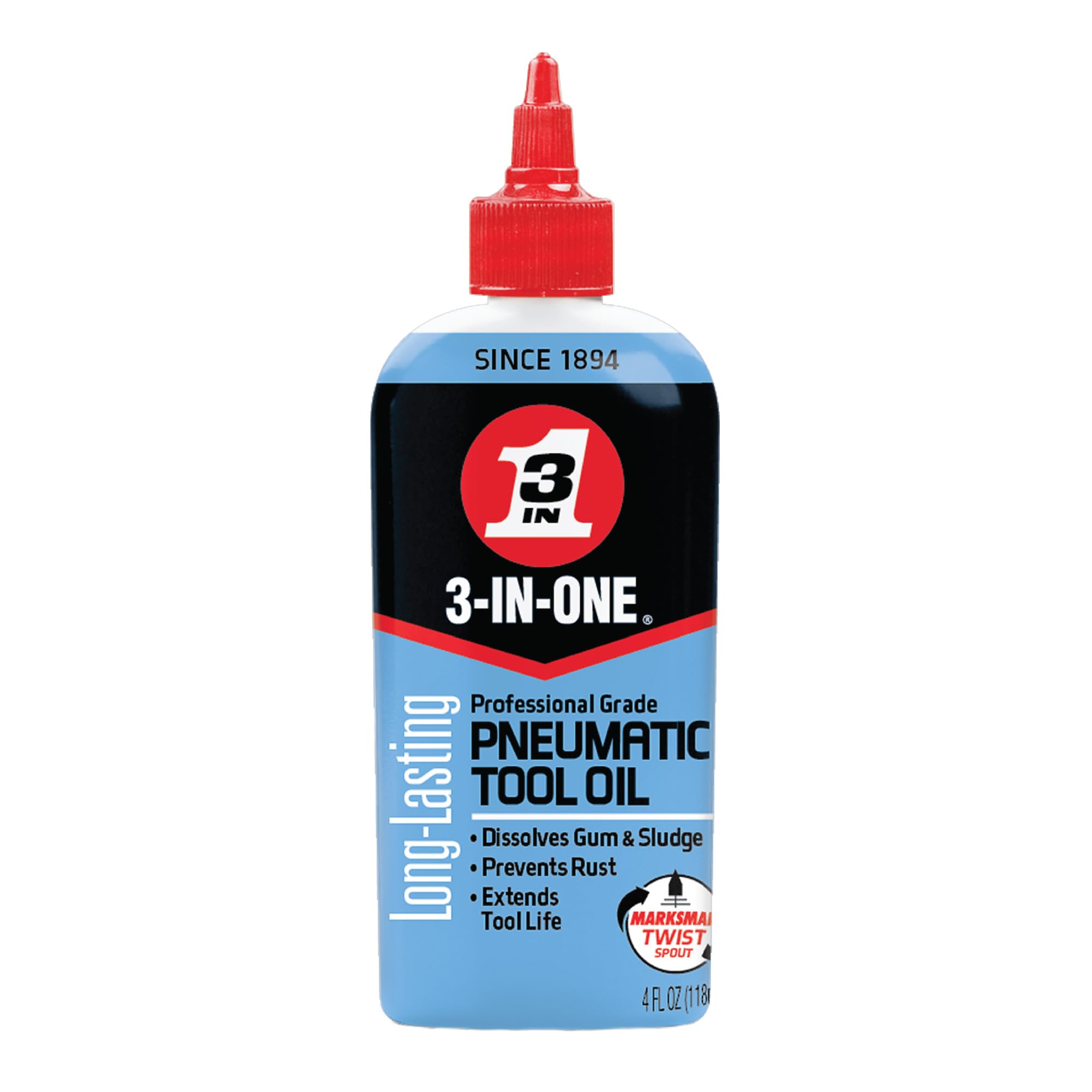 3-IN-ONE Professional Grade Pneumatic Tool Oil, 4 OZ [12-PACK]