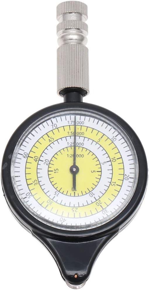 Kurvimeter Kartenmesser Mit Kompass - Multifunktions-Entfernungsmesser Für Wanderkarten & Outdoor