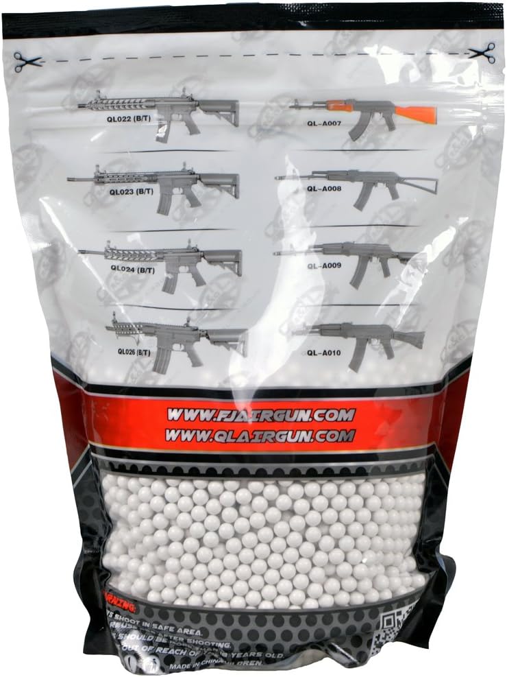 QingLiu Airgun 0.20g Airsoft BBS - 5000 Rounds 6mm BBS - for Airsoft Guns Pistols Rifles AEGs : Sports & Outdoors