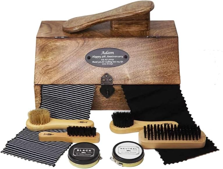 personalised shoe shine kit