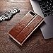 7 Plus, 8 Plus Wallet Case, ICARERCASE Premium PU Leather Folio Flip Cover with kickstand and Credit Slots for 7 Plus/8 Plus 5.5 Inch (Brown)