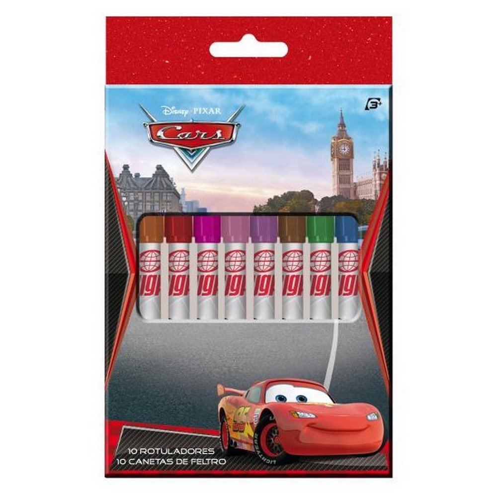 Confezione di 10 pennarelli Cars Disney Amazon Cancelleria e prodotti per ufficio