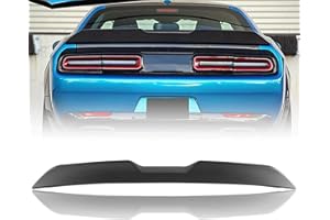 KKoneAuto Rear Spoiler Compatible with 2008-2017 Challenger SRT,Demon Style Trunk Spoiler Without Camera (Matte Black)