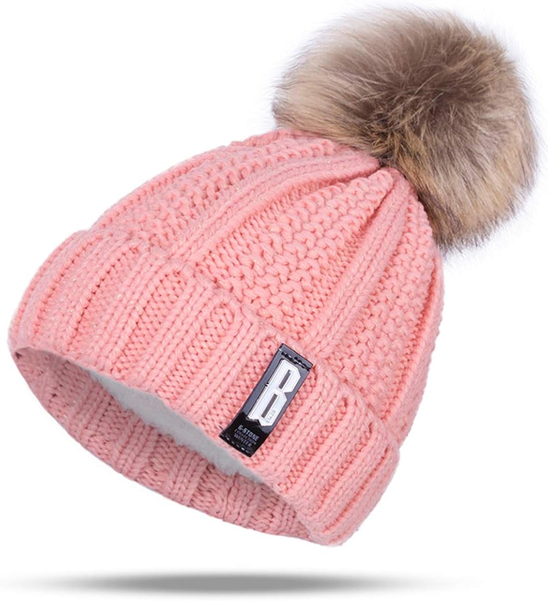 womens winter hats with ball on top