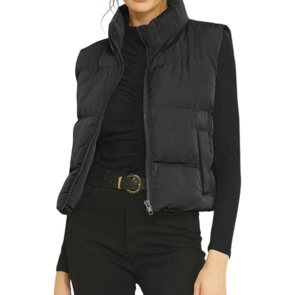 Amazon Chalecos Para Dama De Invierno Chaleco Mujer Cuello Alto