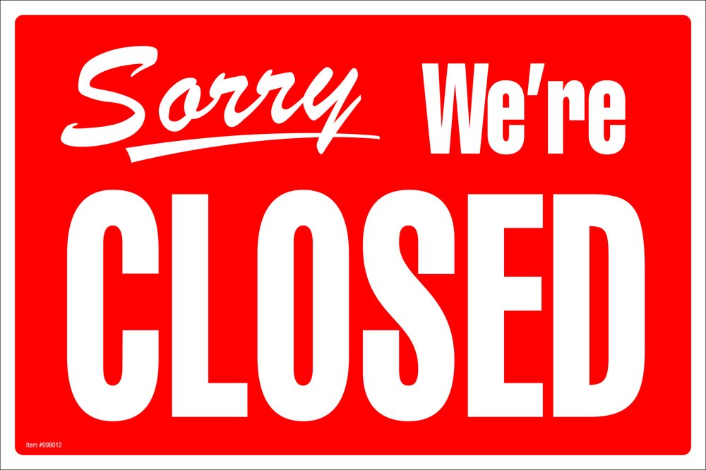 Photo 1 of Cosco Sign, Open/Closed, 8 x 12 Inches (098012)