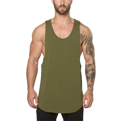Aiserkly Turnhallen für Männer Bodybuilding Fitness Muskel ärmelloses Singlet T Shirt Top Weste Tank