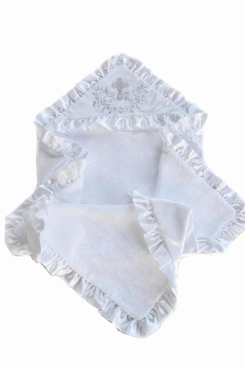 personalized christening blanket