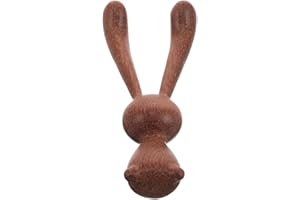BIUDECO Easter Bunny Mini Figurine Set Mini Wood Bunnies for Nursery Decor Adorable Rabbit Ornaments for Easter Table Decorat