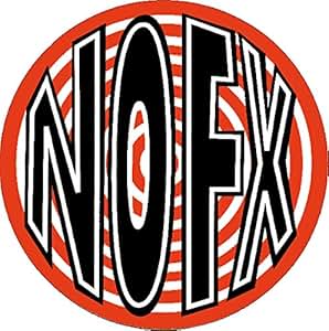 Amazon.com: NOFX - Round Red & White Logo - Large Jumbo