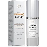 Super Vitamin C Serum for Women Over 70: Vitamin C Vitamin E Hyaluronic Acid Caffeine Hydrating - Hydrates Firms Lifts Smooth