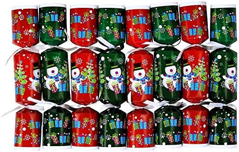 Walpert 9-inch Christmas - Holiday Cracker 8-Pack (Snowman)