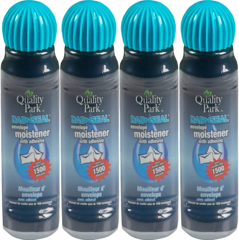 Quality Park DabnSeal Envelope Moistener, 50 ml, 4 Bottles (46065