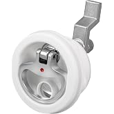 Necmetu Boat Cam Latch Fits 2-1/2" Hole,Surface-Mount Locking Latch Flush Mount Latch (Non-Locking)