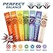 Incense 7 Chakras Incense Natural Meditation Premium Incense Sticks from Root to Crown 35 Sticks Set Gift Pack - Perfect Balance Seven Chakras Incense for Healing, Yoga, Meditation, Aromatherapy