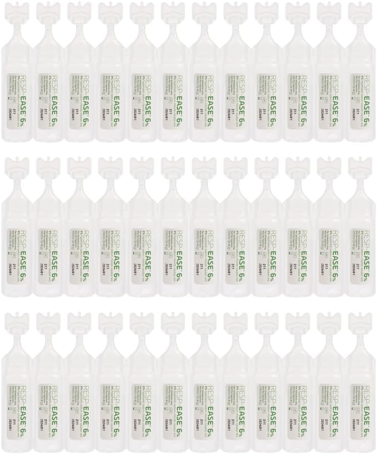 Resp-Ease 6% Hypertonic Saline Solution for Nebuliser - 36 Vials