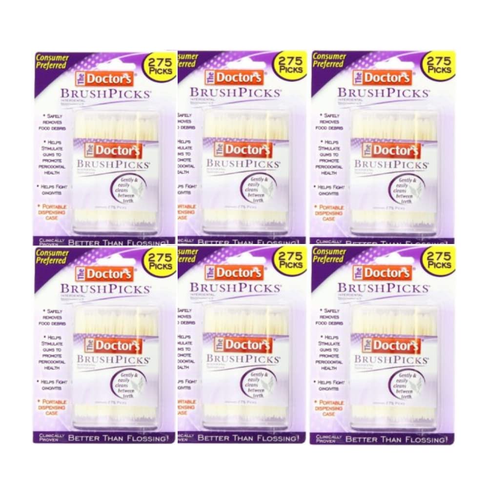 Photo 1 of The Doctor's BrushPicks Interdental Toothpicks, 275 Count (Pack of 1)
