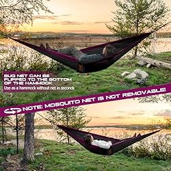 Camping Hammock, Portable Hammocks with Mosquito