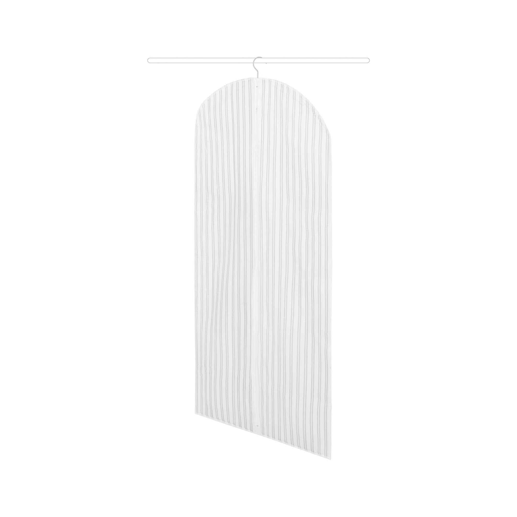 Compactor Clothes Cover Bag, Long Length for Dresses and Coats, Zip Closure, Anti-Dust, Anton Range, Grey/White, 60 x 137 cm, RAN7504
