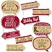 Funny Little Cowboy - Western Baby Shower or Birthday Party Photo Booth Props Kit - 10 Piece