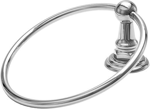 Amazon Com Westbrass Polished Chrome Towel Ring Holder Hanger W