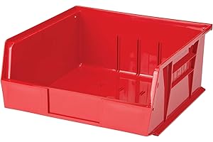 Stack & Hang Bin, 11" W x 5" H x 10-7/8" D, Red