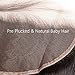 Grand Nature 16 Inch Transparent Lace Frontal Closure 13 x 4 Human Hair Body Wave Pre Plucked Ear To Ear Lace Frontals With Bangs Baby Hair Knots Can Be Bleached