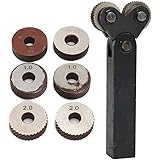 Set Godronatori Per Superfici - Passo 0,5/1/2 Mm | Doppia Ruota Diagonale, Acciaio Resistente - Foto 11