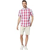 U.S. POLO ASSN. Short Sleeve CVC Large Plaid Woven Shirt