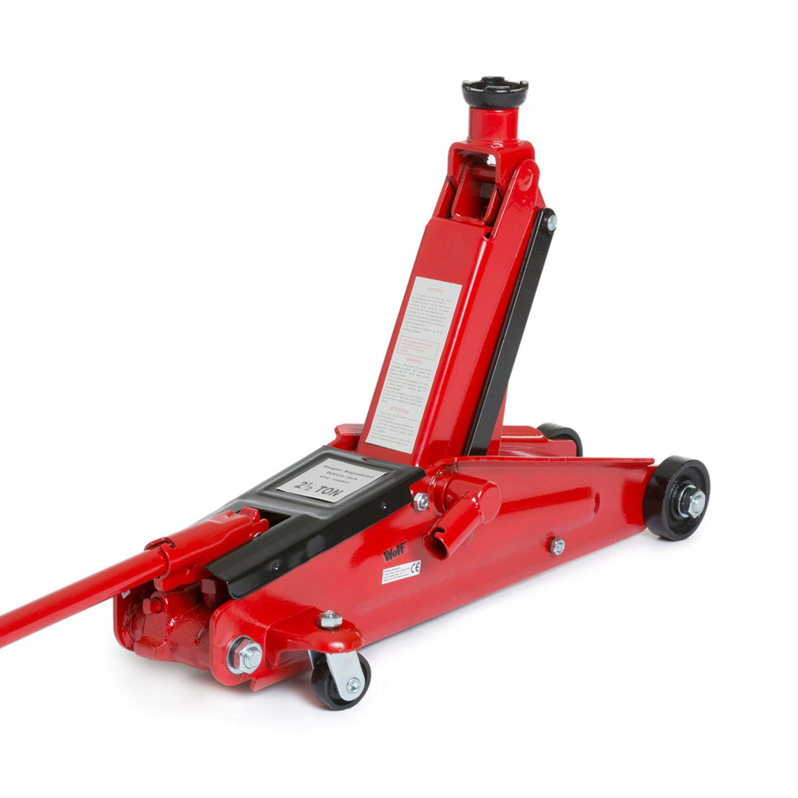 Buy Wolf 2.5 Tonne Hydraulic Car Trolley Floor Quick Lift Garage Jack