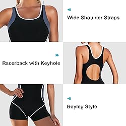 Zando One Piece Women's Tummy Control Athletic