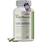Unflame Herbal Supplement – Botanical Support for Joints, Back, and Muscles – 60 Capsules – Natural Herbal Blend – Dietary Supplement