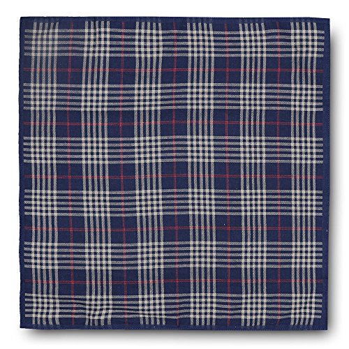Selected Hanky 100% Cotton Men's Handkerchief 6 Piece Gift Set