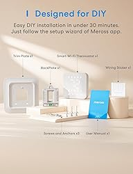 meross Smart Thermostat for Home, WiFi Thermostat