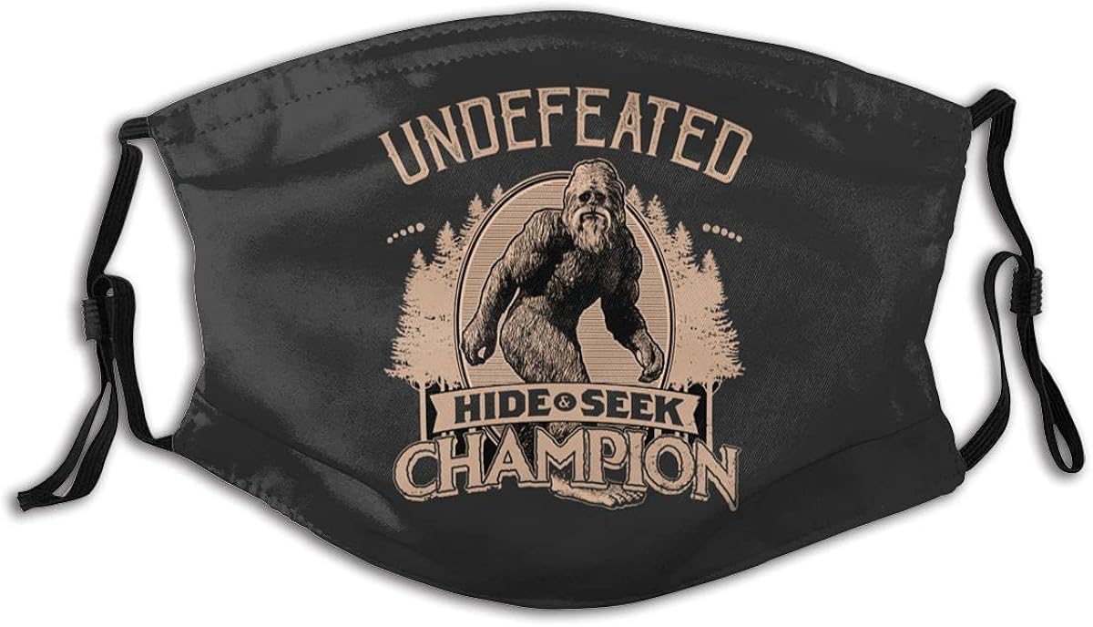 Bigfoot Sasquatch Outdoor Washable and Reusable face Masks for Children