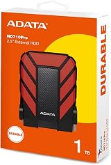 ADATA Dashdrive Durable HD710 Pro External Hard Drive 1TB USB 3.1 Red view 6