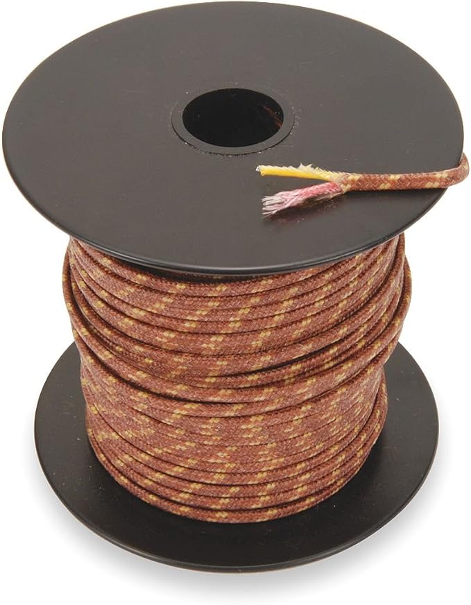 Thermocouple Lead Wire, K, 24AWG, Sol, 100Ft Electrical Wires