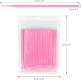 G2PLUS 200Pcs Microbrush Applicators Eyelash Extension Cleaning Tool view 2