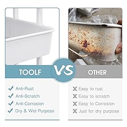 TOOLF Utility Rolling Cart with Lockable