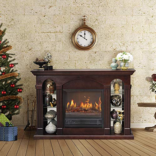 GOOD & GRACIOUS Electric Fireplace TV Stand for Up to 65" Flat Screen